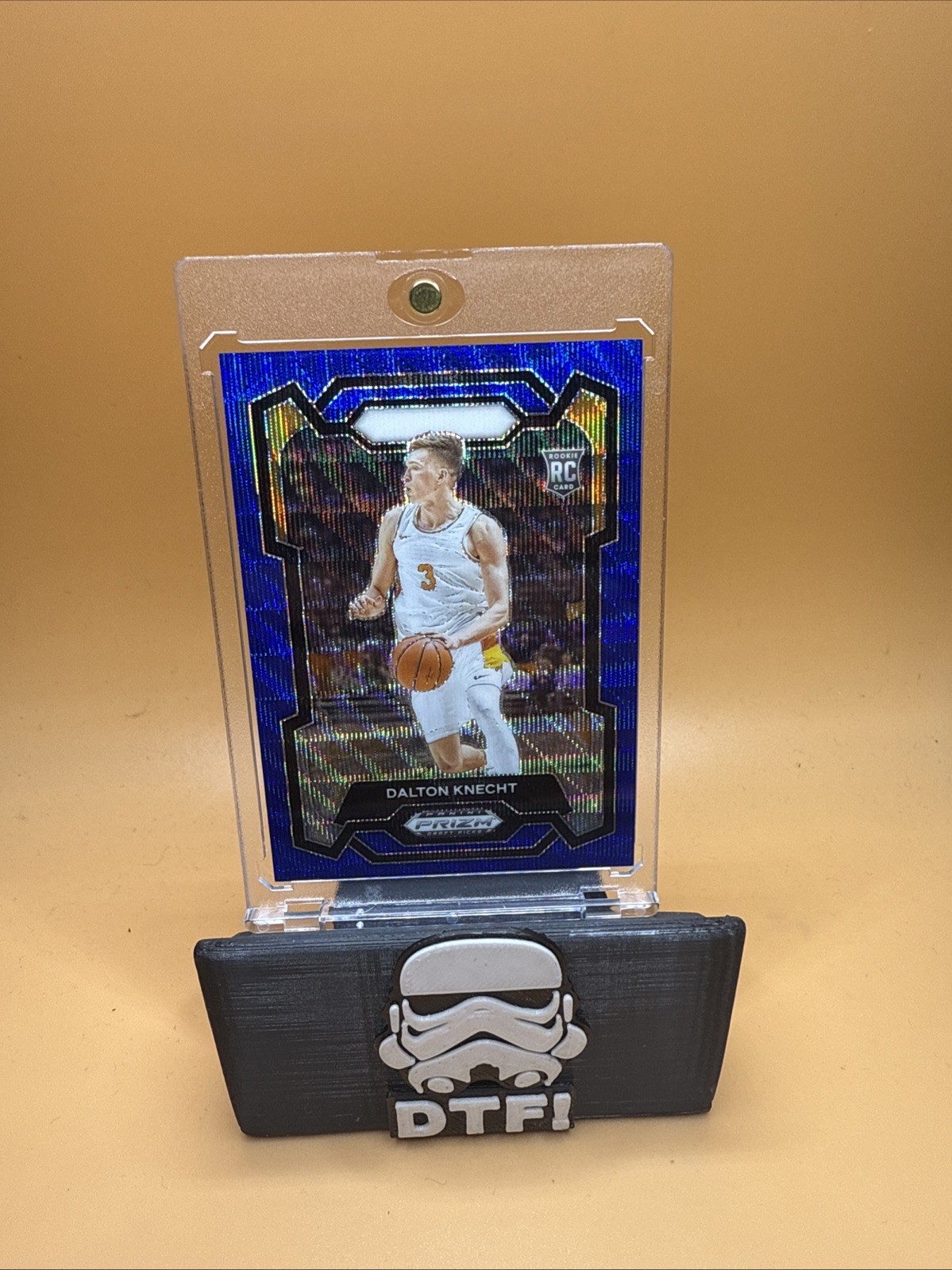 Dalton Knecht 2024 Prizm Draft Pick Blue Wave #/249 #50 With Mag