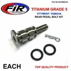 fir Titanium Rear Brake Pedal Pivot Bolt Yamaha YZ125 YZ250 2005 - 2023 new