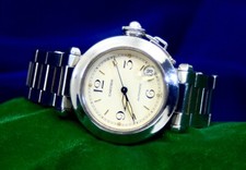 Unisex Pasha De Cartier Automatic Stainless Steel watch Ref.2324 5