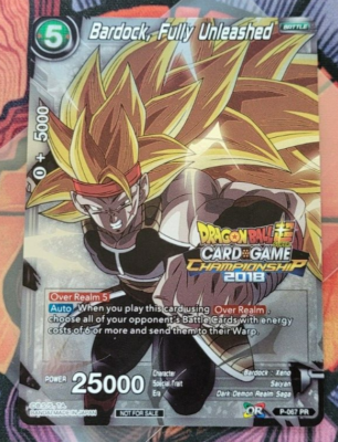 Bardock, Fully Unleashed P-067 Championship Tournament Promo