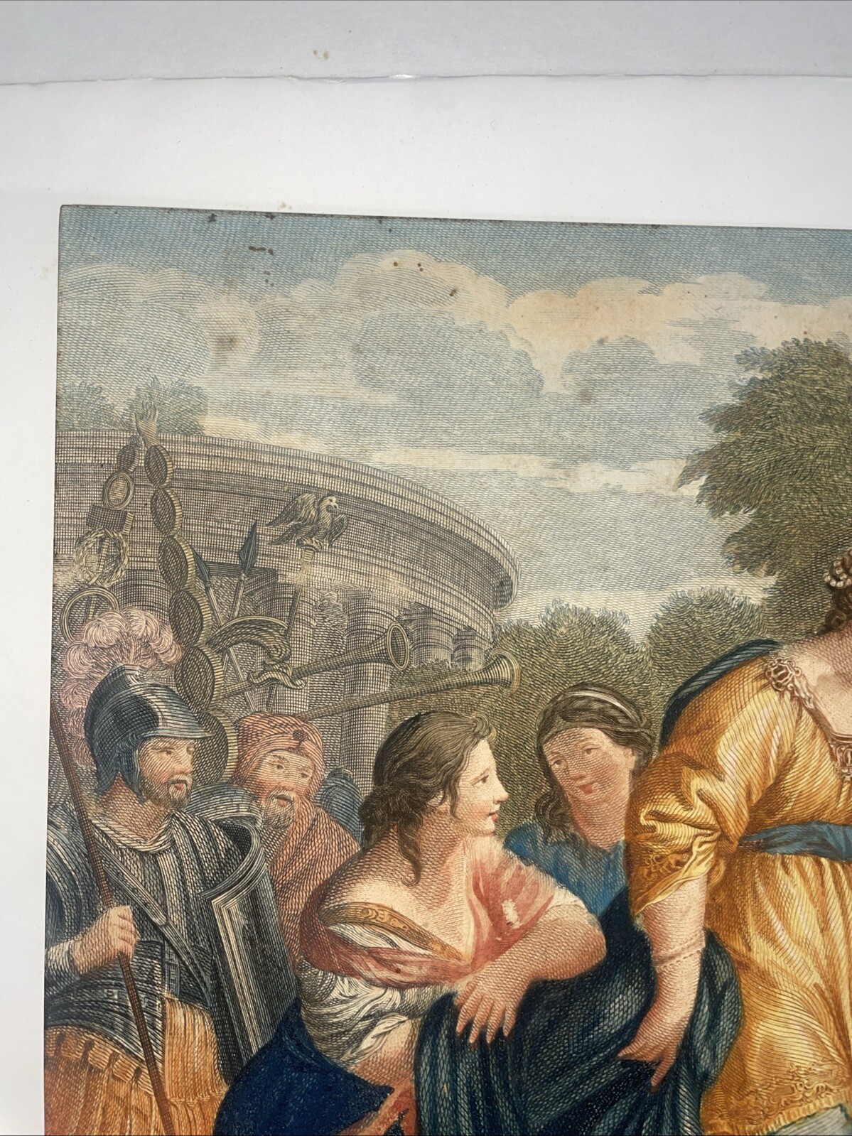 Vintage Colored Print of Julius Cesar