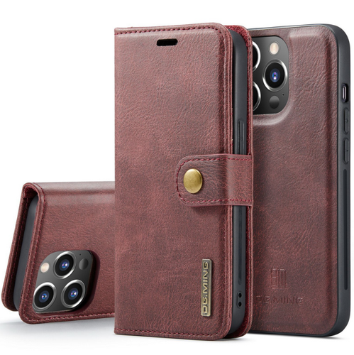 Men/Women Magnetic Leather Detachable Card Holder Flip Wallet Phone Case Cover - Picture 7 of 9