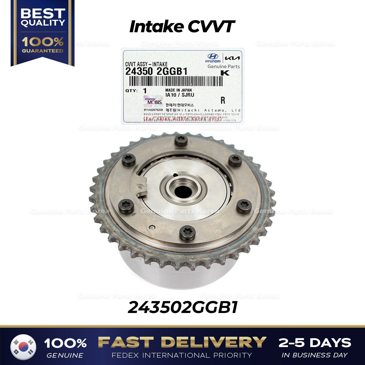⭐Genuine⭐ Intake CVVT 243502GGB1 for Kia Optima Sportage | eBay