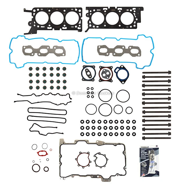Juego completo de juntas con pernos de cabeza para Jaguar S-Type 00-03 3,0 L V6 DOHC 24v Foto 4 de 4
