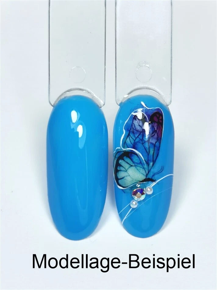 UV Gel Polish 10ml Neon Blau 27 UV-LED Nagellack Soak off Gellack Pastell - Bild 3 von 4