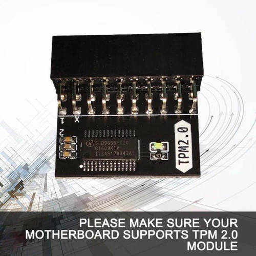 20 pin ASUS TPM-L R2.0/Gigabyte GC-TPM2.0 Compatible Trust Platform Module