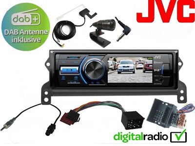 JVC TFT USB Radio passend für Mini R50 R52 R53 One inkl. DAB Antenne Bluetooth
