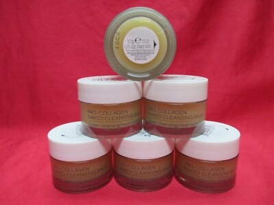Elemis Pro-Collagen Naked Cleansing Balm~Fragrance-Free~Travel 10g/0.3oz~LOTof6