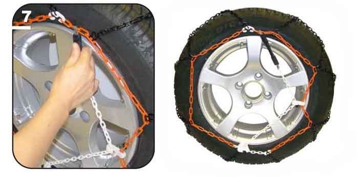 New 16mm Heavy Duty Snow Chain  20 Wheels 4x4 Van Car Motorhome 265/50-20 TXRPRO main image 1