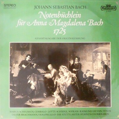 Bach Notenbüchlein für Anna Magdalena Bach Intercord LP-3643