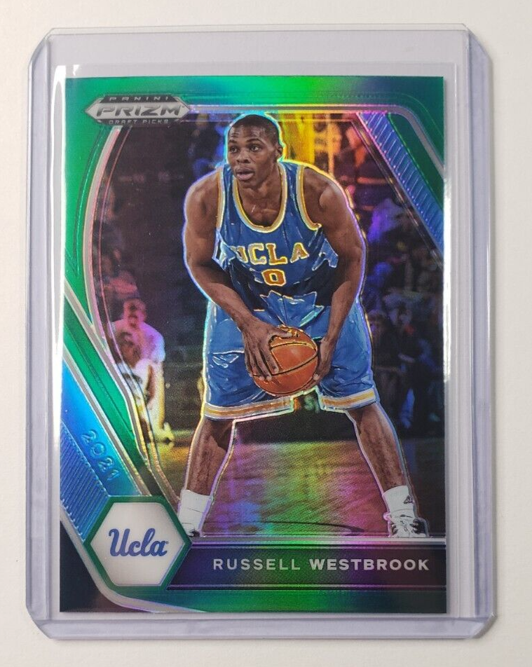 Russell Westbrook 2021-22 Prizm Draft Picks Basketball GREEN Prizm