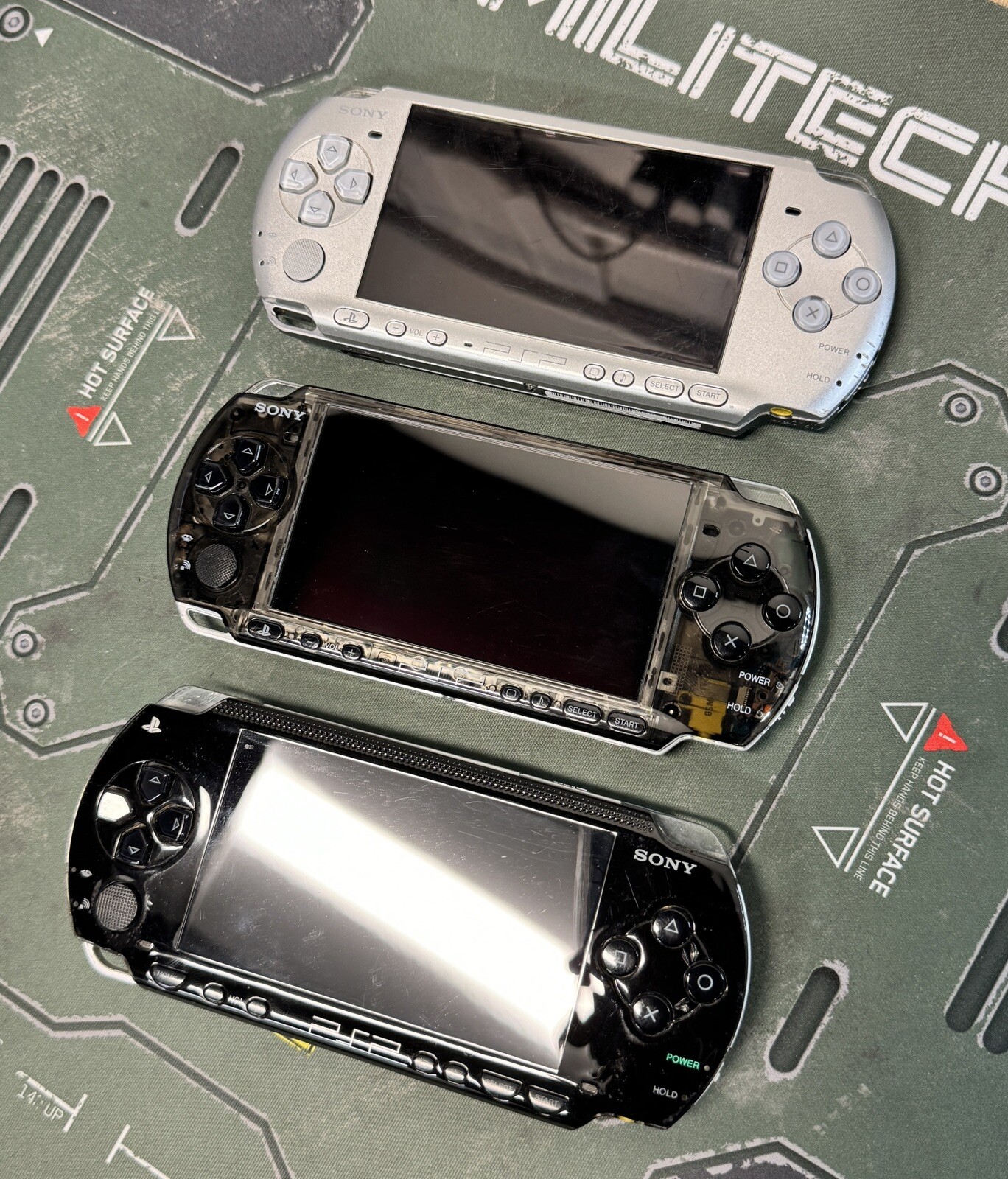 Sony PSP Consoles Region Free Working With Battery & Games + Custom