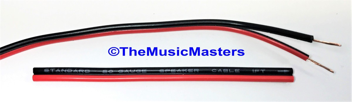 CAVO ALTOPARLANTE 1000' FT ROSSO NERO 18 Cablaggio Audio Auto Casa