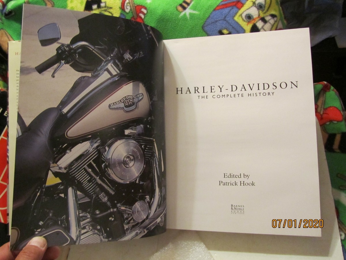 2002 Harley-Davidson The Complete History Hardcover Book Made in