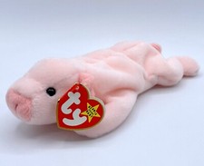 -O TY BEANIE BABY BABIES WITH TAG ANIMAL PIG SQUEALER 1993