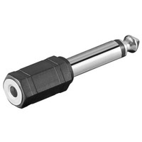 Phono Mono Adapter 3,5Mm Klinke Kupplung Buchse Auf 6,3Mm KopfhöRer Stecker