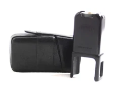 RARE BLACK MINOX SUBMINIATURE CAMERA CUBE FLASH WITH CASE (UNTESTED)