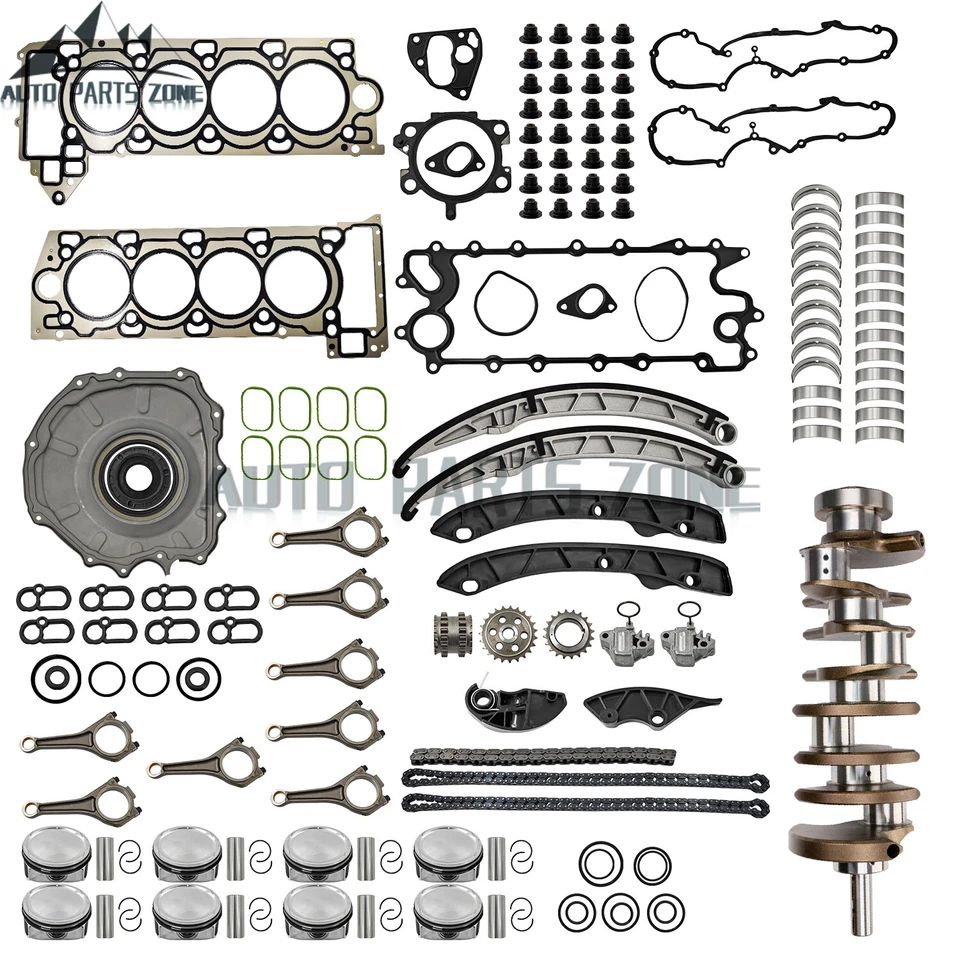 Kit de reconstrucción del cigüeñal del motor AJ133 para Jaguar XE XJ Land Rover Range Rover 5,0 L Foto 2 de 4