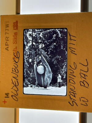 Claes Oldenburg  Standing Mitt '' Pop Art 35mm Art Slide