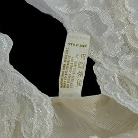 Vintage Victoria&rsquo;s Secret Gold Label Teddy Bodysuit Thong Lace High Cut Small