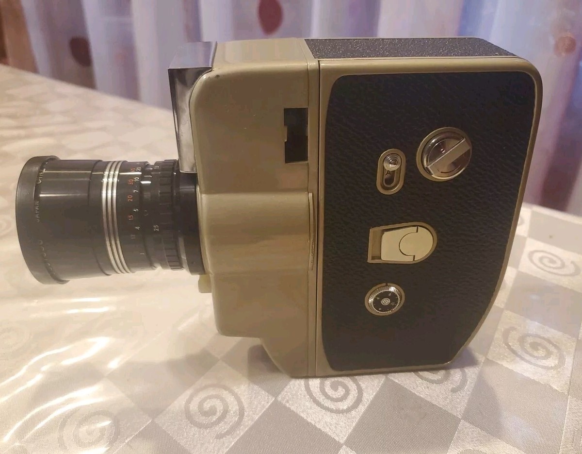 Vintage 8mm Argus Cinemax-85E Auto Zoom Camera Handle W/Sportsman