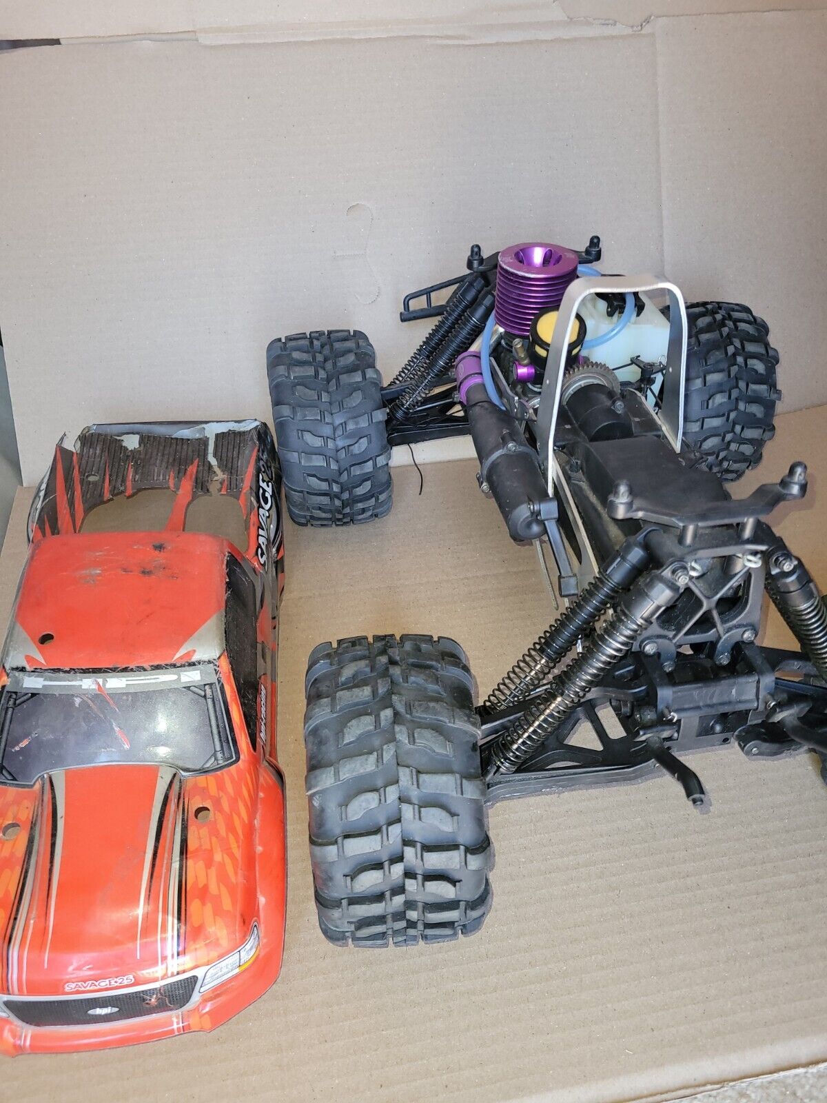 HPI RACING SAVAGE 25 1/8 NITRO MONSTER TRUCK | eBay