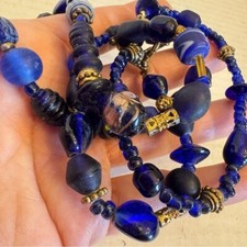 Juego de pulsera collar cuentas murano veneciano de cristal italiano para boda pastel murano
