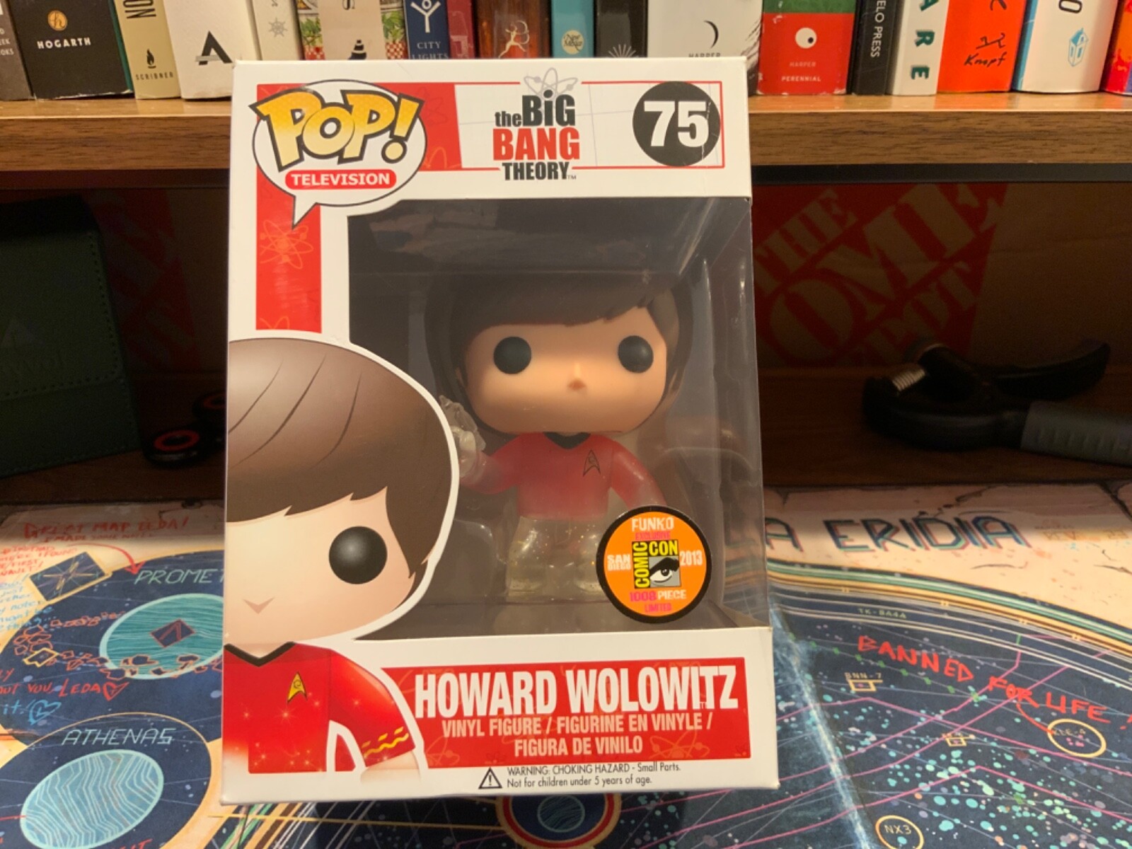 Funko Pop Big Bang Theory #75 Howard Wolowitz Sdcc 2013 Le1008 Near Mint Box