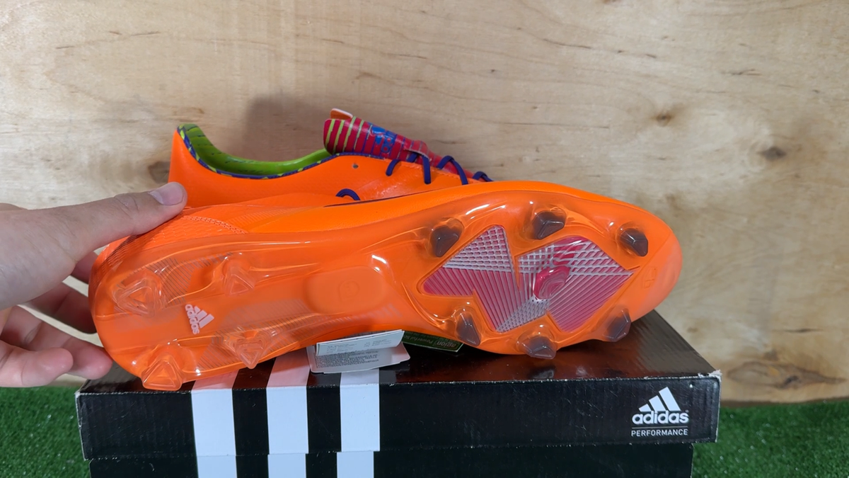 Adidas adizero F30 FG F32725 Orange boots Cleats mens