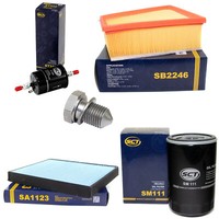 Filter Set Kraftstoff-ÖL-Luft-Innenraum + Schraube FüR Seat Ibiza Skoda VW Polo