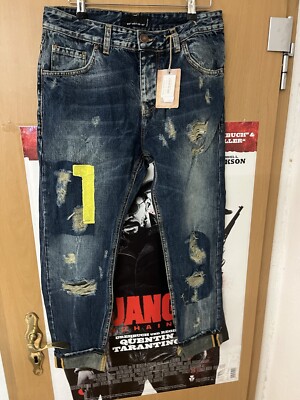 Why not Brand Herren Gr.46 Dirtied Jeans Boston