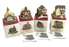 Vtg Lot Of 4 Liberty Falls Community Collection AH84 AH88 AH91 AH86