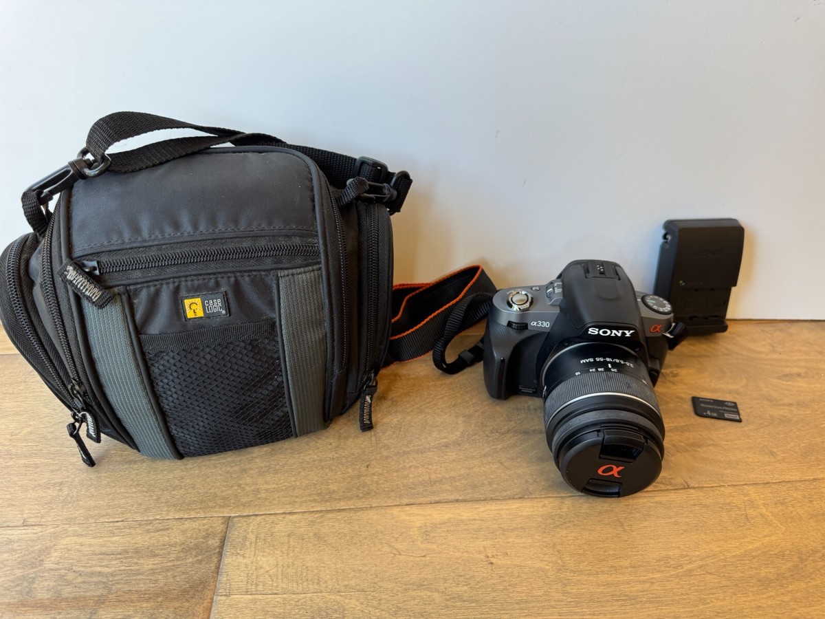 Sony Alpha DSLR-A330 DSLR-A330Digital SLR Camera Kit w/ 18-55mm Lens  More