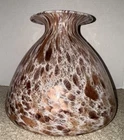 Murano, Italy Azzurra Vetreria Artistica Mouth Blown Art Glass Vase