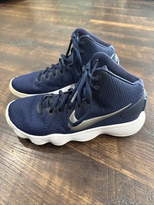 Nike Hyperdunk 2017 Navy Blue & White 897808-400 Basketball Shoes Men's 7.5 EUC