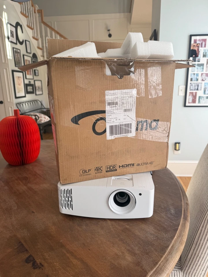 NEW Open Box Optoma UHD35x Ultra HD 3600 Lumen DLP Projector - Image 4 of 4