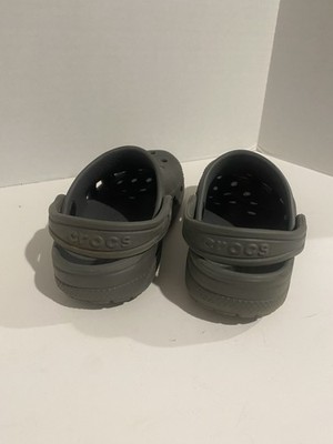 CROCS Classic Clog in Charcoal Crocs Unisex Classic Work Charcoal Clogs, Nursing Clogs main image 2