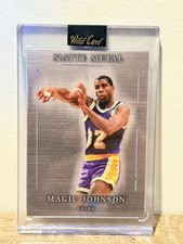 Wild card matte metal 3/3 Magic Johnson Basketball 2026 card