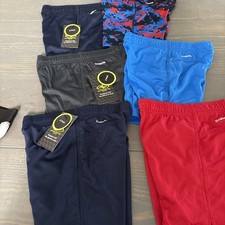 NWT Athletic Works Shorts Boys Size XS 4 - 5 6 Pairs E-17