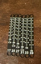 Axcel Landslyde Metal Sight Tape Numbers 17,18 25,26 27,28  31,32  33,34 39,40