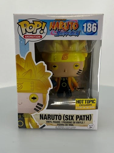 Funko Pop! Animation Naruto: Shippuden Naruto Six Path Hot Topic "Glows in the D