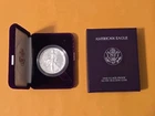 1986-S American Silver Eagle PROOF 1 Oz Silver - Coin & Box & COA