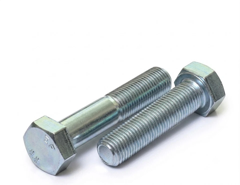 Vis M10x1,25 Pas Fin Boulons Tête Hexagonale Acier 8.8 10.9 DIN 960 DIN 961 - Photo 1/4