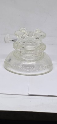 Vintage Corning Pyrex 662/16Clear Cable Glass Insulator, Clear Glass Insulator