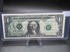 1988 US $1 Federal Reserve Note Error Partial Portrait Missing Serial A51215299B — photo 2