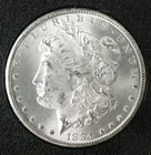 $1 1884-CC Morgan Silver Dollar GSA BU Carson City Mint * AvenueCoin