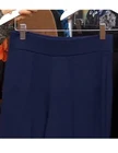 Susan Graver Smart Ponte 350 High-Waist Straight-Leg Pants Navy M A662851 NEW