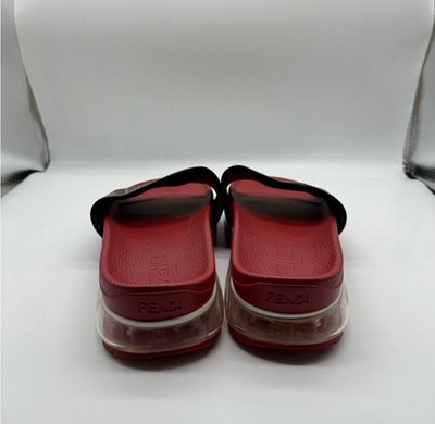 Fendi Roma Air Sole Trekking Sandals Black Red Gray Size 42 Italy Fendi | Shoes | Authentic Fendi Pool Slides Black Eva  main image 4