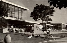 RPPC Restaurant Eforie Eforie Sud Romania vintage postcard a491