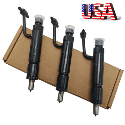 3Pcs NEW Fuel Injector MIA880416 Fit For John Deere Tractor 655 755 756 855